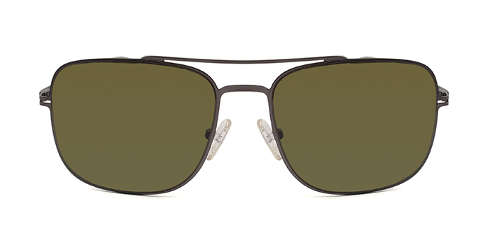 TITAN Green Tinted Square Sunglasses for Men