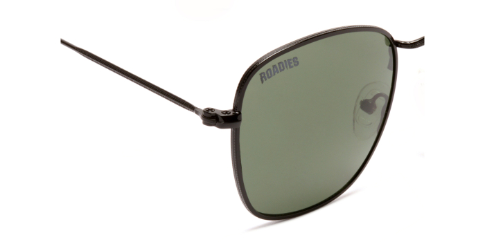 ROADIES Green Tinted Square Sunglasses for Men