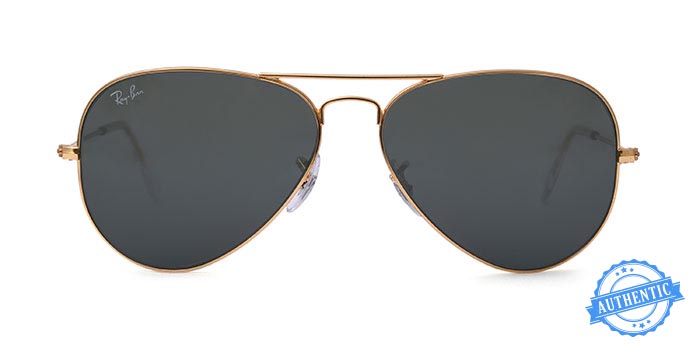 ray ban aviator green gradient