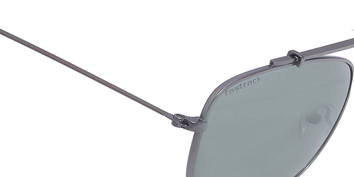 FASTRACK Green Tinted Square Sunglasses for Men