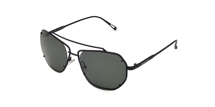 FASTRACK Green Polarized Cateye Sunglasses for Men