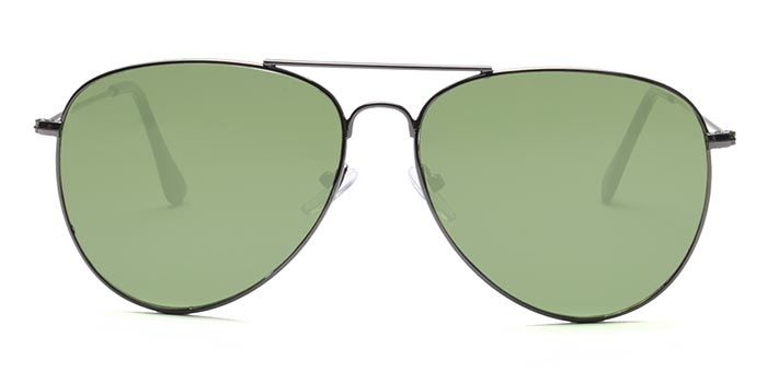  Green Tinted Aviator Sunglasses for Men and Women