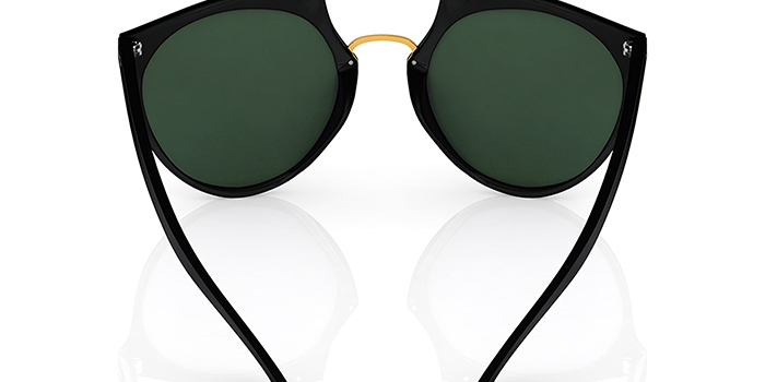 FASTRACK Green Tinted Round Sunglasses for Women
