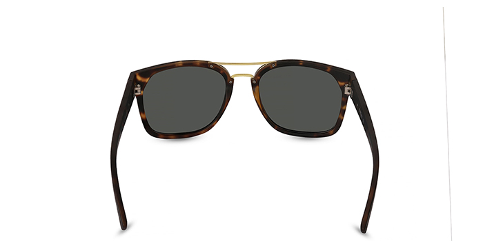 TITAN Green Tinted Square Sunglasses for Men