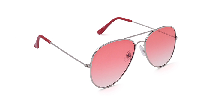 peach aviator sunglasses