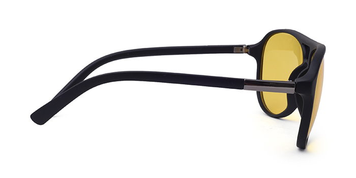  Yellow Tinted Wraparound Sunglasses for Men