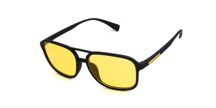  Yellow Tinted Wraparound Sunglasses for Men and Women