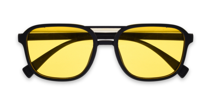  Yellow Tinted Wraparound Sunglasses for Men and Women