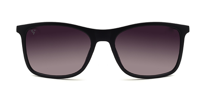 SUNVOIR Tinted Smoke Square Sunglasses for Men