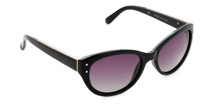 SPECSMAKERS Smoke Tinted Oval Sunglasses for Women