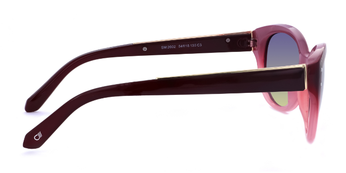 SPECSMAKERS Smoke Tinted Oval Sunglasses for Women