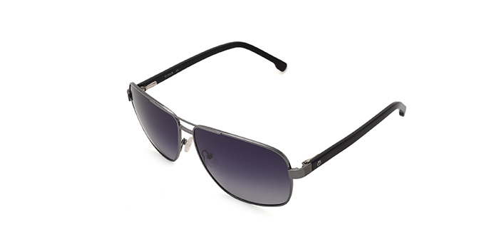 TITAN Smoke Polarized Wraparound Sunglasses for Men