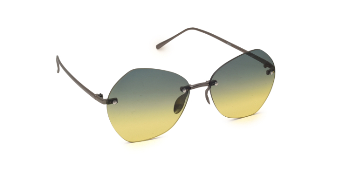  Multicolor Tinted Octagon Sunglases for Women