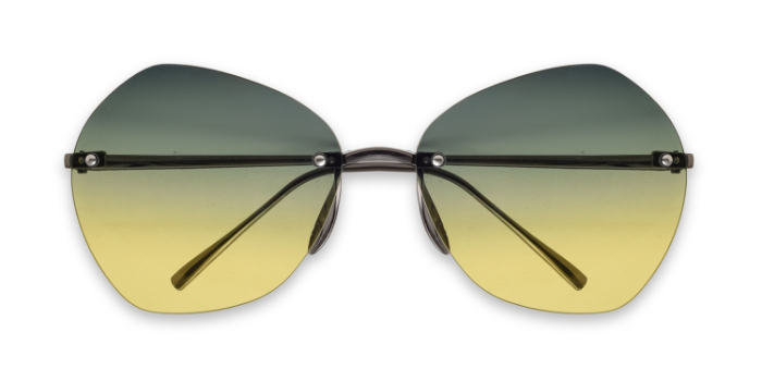  Multicolor Tinted Octagon Sunglases for Women